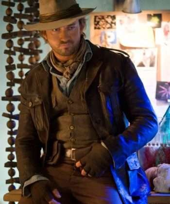 Nims Island Gerard Butler Leather Jacket