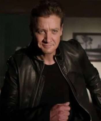 Jeremy Renner Tag Black Leather Jacket