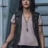 Naomi Scott Power Rangers Leather Vest