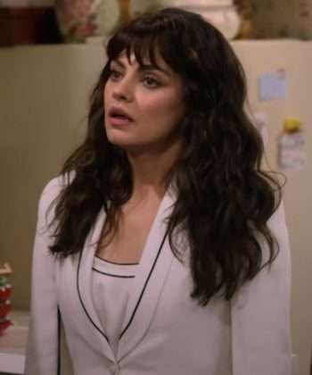 Mila Kunis That ’90s Show White Blazer