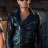 Miracle Workers Karan Soni Black Leather Jacket