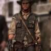 Red Dead Redemption 2 John Marston Black Leather Vest