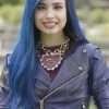 Descendants 3 Sofia Carson Purple Biker Jacket