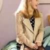Stacey McGill The Baby-Sitters Club Beige Biker Jacket