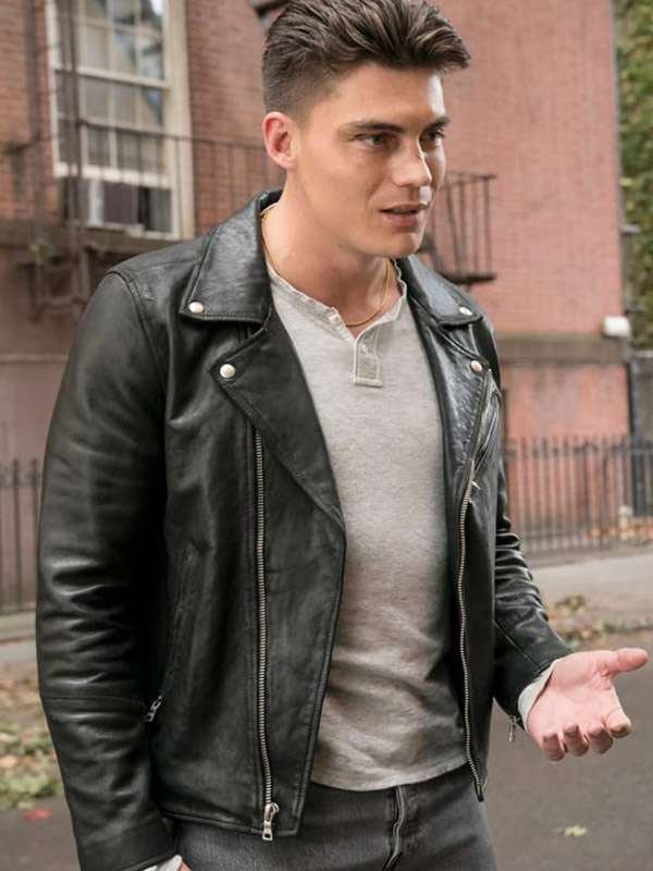 Zane Holtz Katy Keene S01 KO Kelly Black Leather Jacket