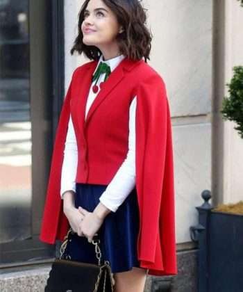 Katy Keene Lucy Hale Red Wool Vest