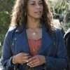 Poppy Banks Single Parents Blue Biker Jacket