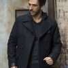 The Blacklist Amir Arison Black Wool Jacket