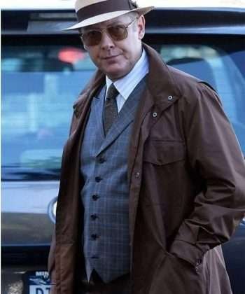 James Spader The Blacklist Brown Jacket