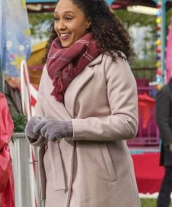 Christmas Comes Twice Cheryl Jenkins Beige Wool Coat