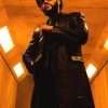 The Weeknd 2021 Song Take My Breath Black Leather Trench Coat