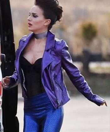 Macgyver Riley Davis Purple Leather Jacket