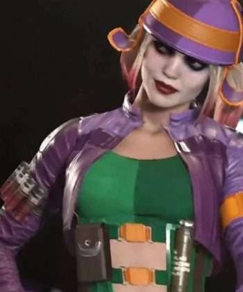 Harley Quinn Injustice 2 Purple Cropped Jacket