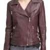 Womens Biker Leather Jacket