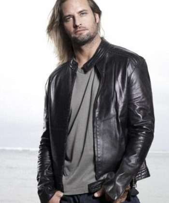 Lost James Sawyer Ford Black Leather Jacket