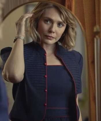 Elizabeth Olsen Love and Death Cropped Jacket