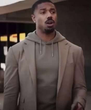 Michael B Jordan Creed 3 Brown Blazer