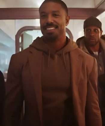 Adonis Johnson Creed 3 2023 Michael B Jordan Brown Blazer Coat