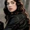 Allison Argent Teen Wolf The Movie Crystal Reed Black Leather Jacket