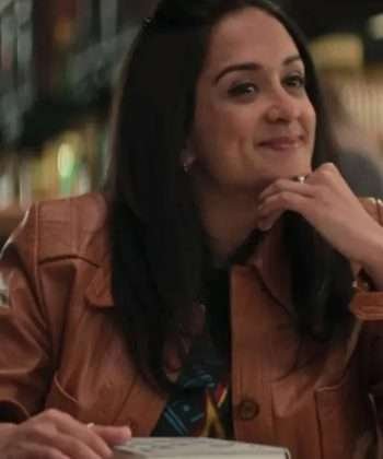 Amy-Leigh Hickman You S04 Brown Leather Jacket