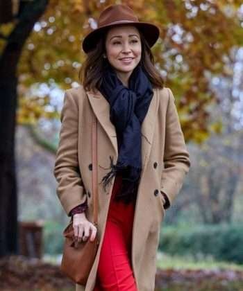 Autumn Reeser The Wedding Veil Inspiration Emma Di Stefano Coat