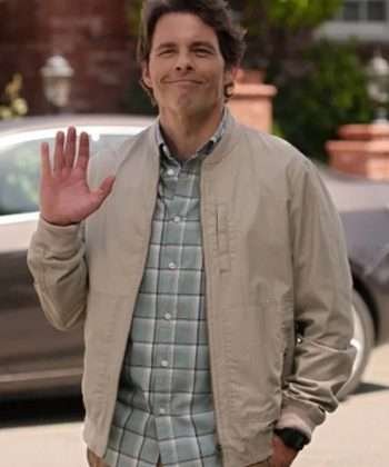 Dead to Me James Marsden Cotton Bomber Jacket