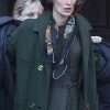 Keira Knightley Boston Strangler Loretta Mclaughlin Green Wool Trench Coat