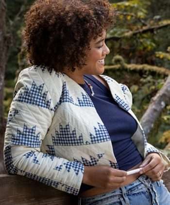 Kiersey Clemons Somebody I Used to Know Quilted Jacket