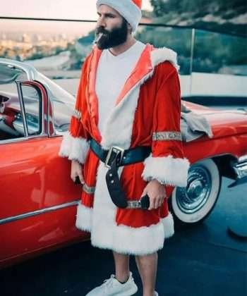 Santa Claus Dan Bilzerian Red Coat
