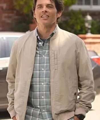 James Marsden Dead to Me Cotton Bomber Jacket