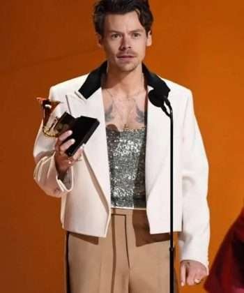 Grammys Harry Styles Off White Blazer