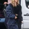 Karen Sirko Daisy Jones & The Six Suki Waterhouse Blue Hooded Coat