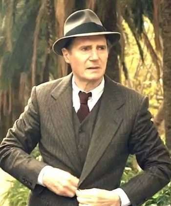 Liam Neeson Marlowe 2023 Brown Suit