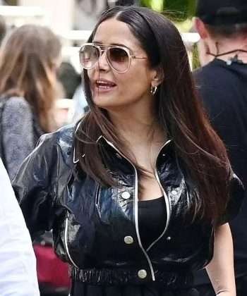 Magic Mike’s Last Dance Salma Hayek Black Jacket