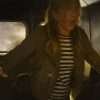 Audrey Spitz Murder Mystery 2 Jennifer Aniston Green Suede Leather Biker Jacket