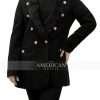 Murder Mystery Jennifer Aniston Wool Coat