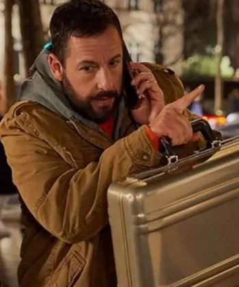 Nick Spitz Murder Mystery 2 Adam Sandler Brown Cotton Jacket
