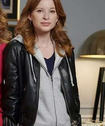 The Spencer Sisters Darby Spencer Black Leather Jacket