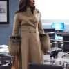 Suits Gina Torres Beige Trench Coat