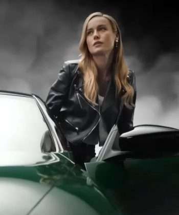 Brie Larson Fast X 2023 Leather Biker Jacket