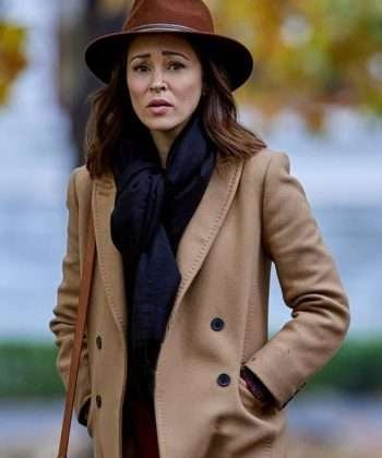 Autumn Reeser The Wedding Veil Inspiration Brown Coat