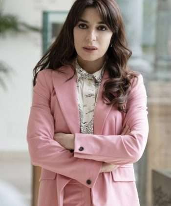 Sabrina Impacciatore The White Lotus Valentina Pink Suit