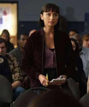 Superman and Lois S02 Sofia Hasmik Maroon Jacket