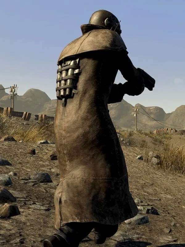 Ranger Duster A7 Fallout New Vegas 2010 Leather Trench Coat