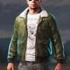 Video Game Series Far Cry 5 Green Shearling Bomber Jacket