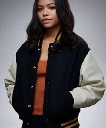 Carrie Kelley Gotham Knights 2023 Navia Ziraili Robinson Varsity Jacket