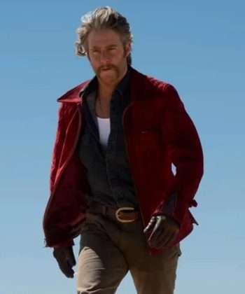 Wiley Mrs. Davis 2023 Jake McDorman Red Wool Jacket