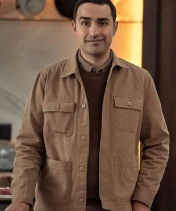 Walt TV Series The Afterparty Jamie Demetriou Brown Cotton Jacket