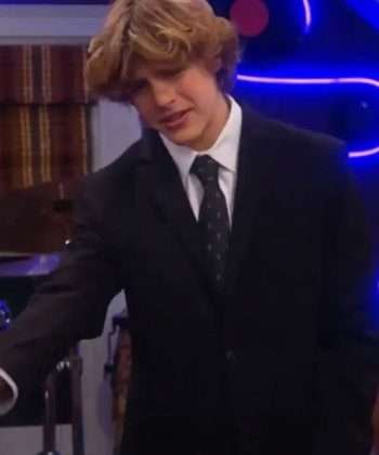 Aaron TV Series Erin & Aaron 2023 Jensen Gering Black Blazer