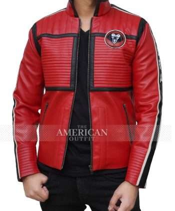 Kobra Kid Mikey Way Red Leather Jacket
